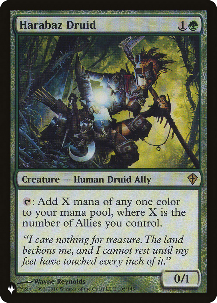 Harabaz Druid (105/145) [The List Reprints]