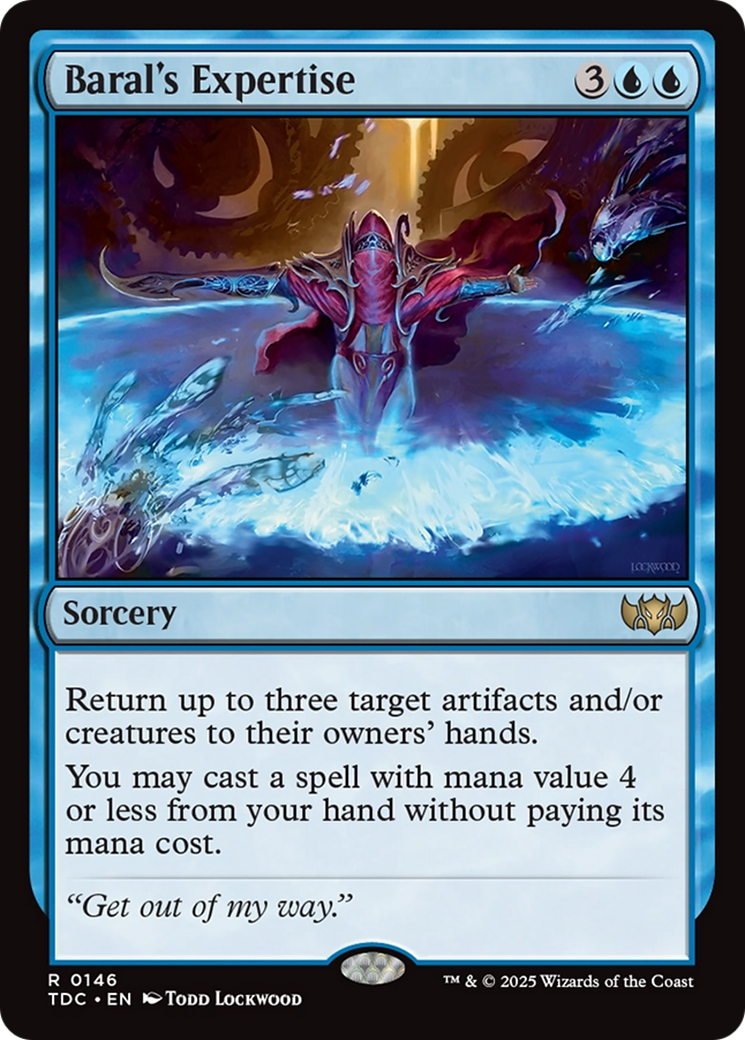 Baral's Expertise (146) [Commander: Tarkir: Dragonstorm]