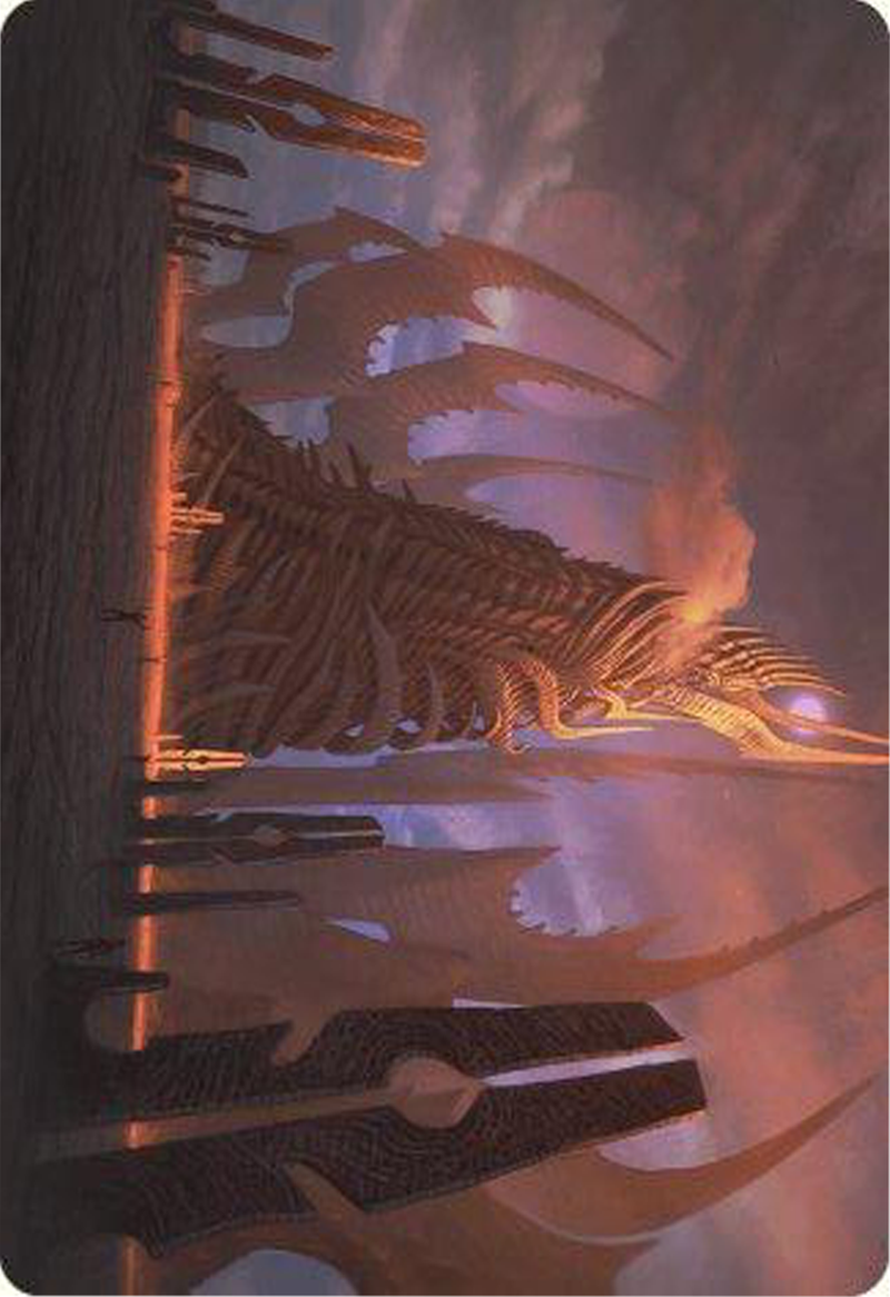Phyrexian Tower Art Card (23) [Art Series: Modern Horizons 3]