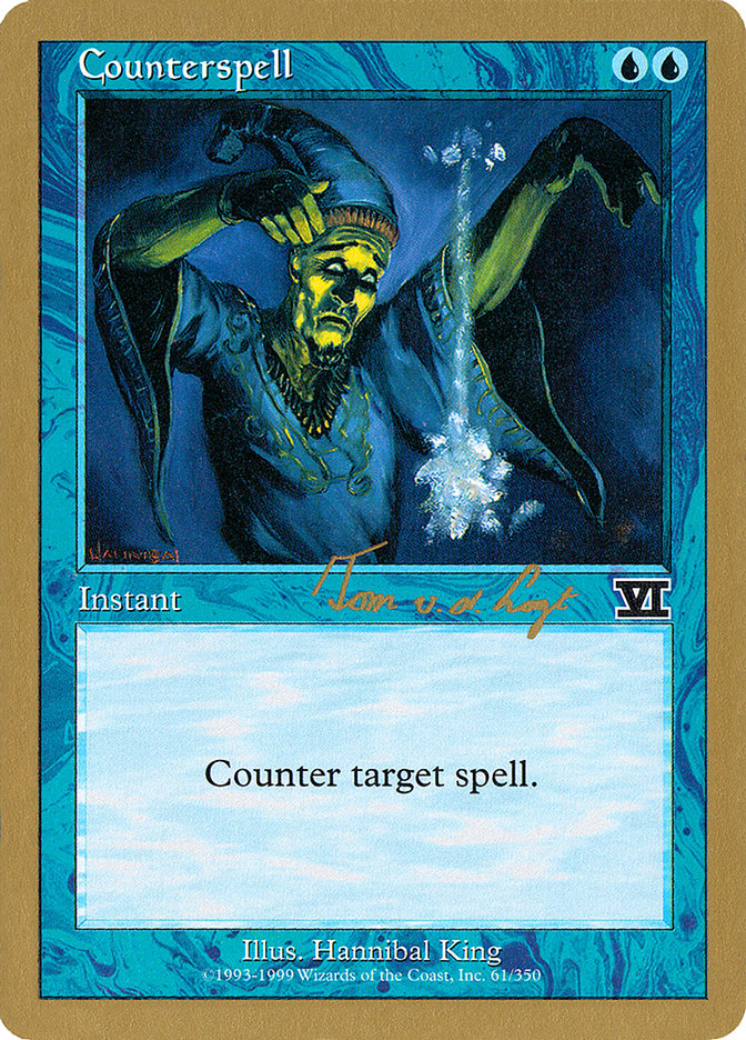 Counterspell - 2000 Tom van de Logt (6ED) [World Championship Decks]