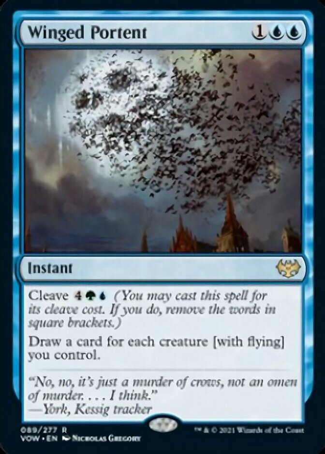 Winged Portent (89) [Innistrad: Crimson Vow]