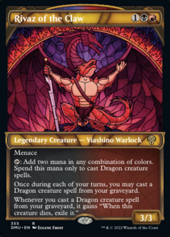 Rivaz of the Claw (Textured Foil) (355) [Dominaria United]