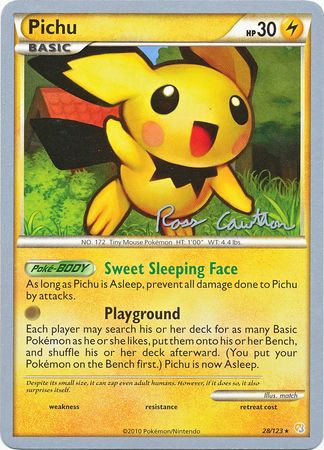 Pichu - 2011 (Ross Cawthon) (28/123) [World Championship Decks]