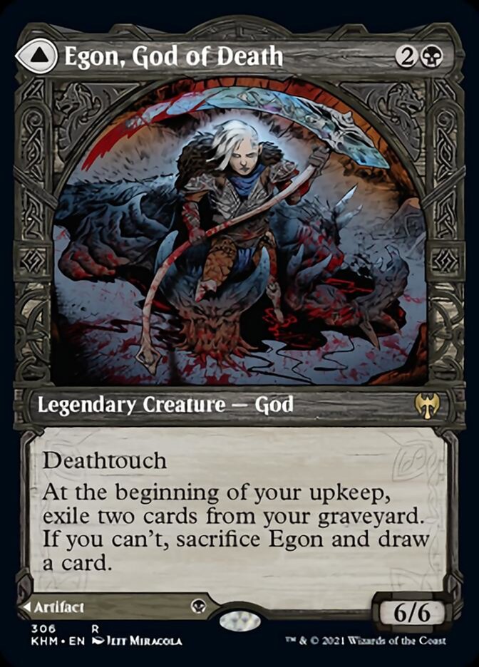 Egon, God of Death (Showcase) (306) [Kaldheim]