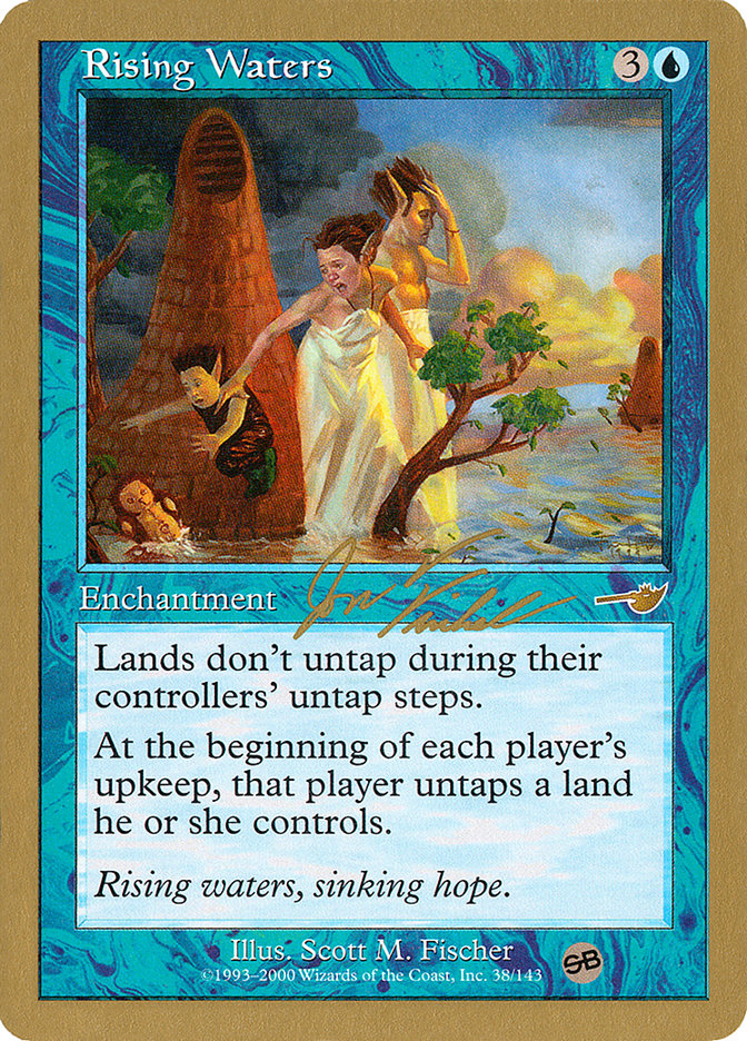 Rising Waters - 2000 Jon Finkel (NMS) (SB) [World Championship Decks]