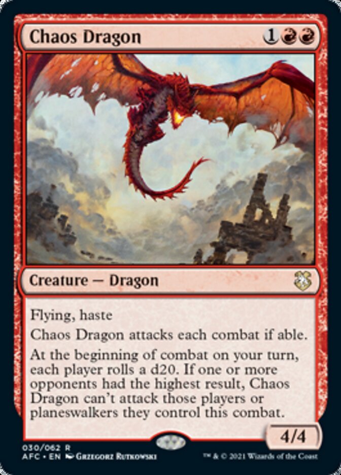 Chaos Dragon (30) [Commander: Adventures in the Forgotten Realms]