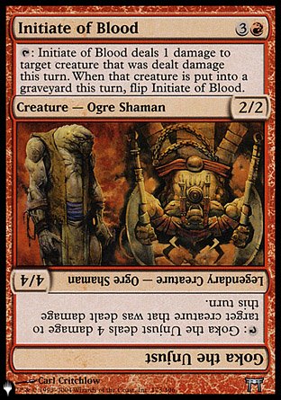 Initiate of Blood // Goka the Unjust (173/306) [The List Reprints]
