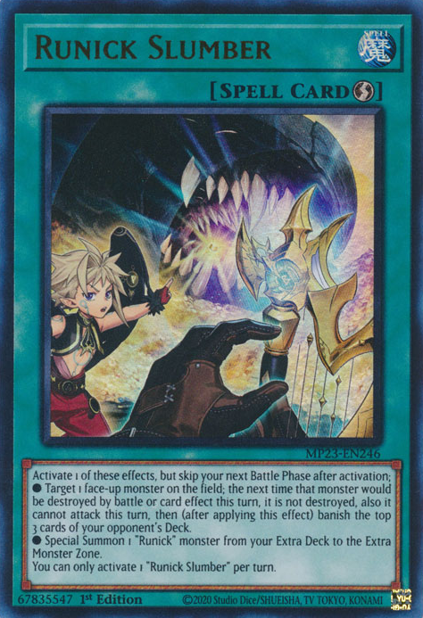 Runick Slumber (MP23-EN246) [25th Anniversary Tin: Dueling Heroes Mega Pack]