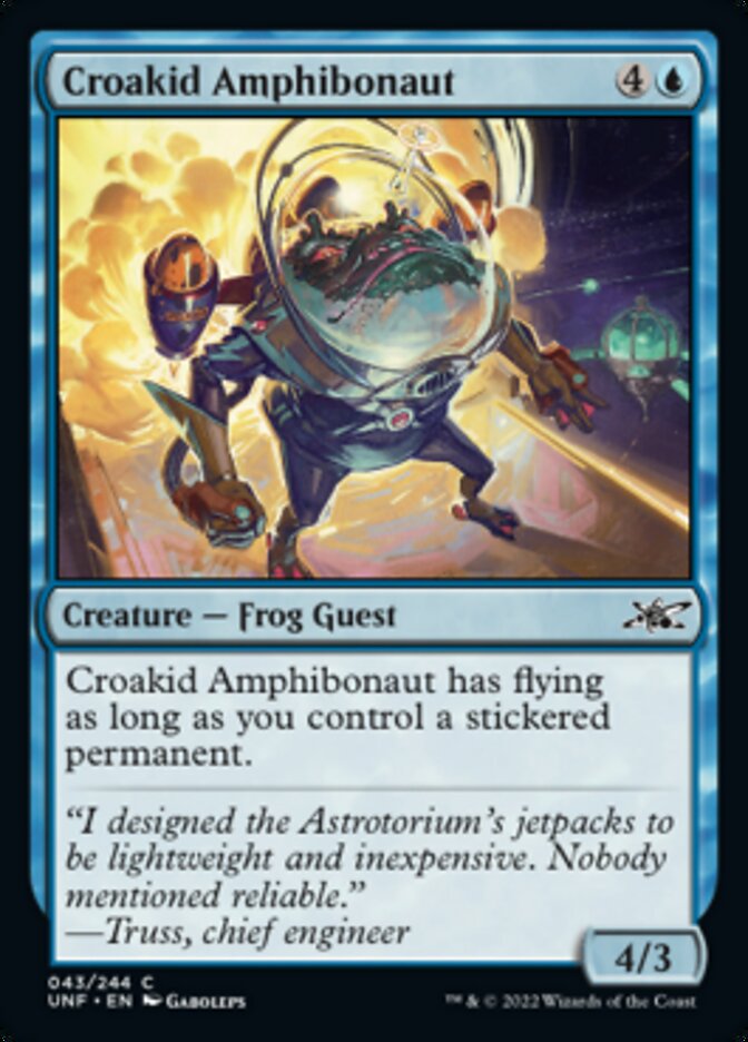 Croakid Amphibonaut (43) [Unfinity]