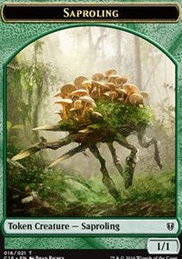 Saproling (016) // Saproling (017) Double-Sided Token (16 // 17) [Commander 2016]