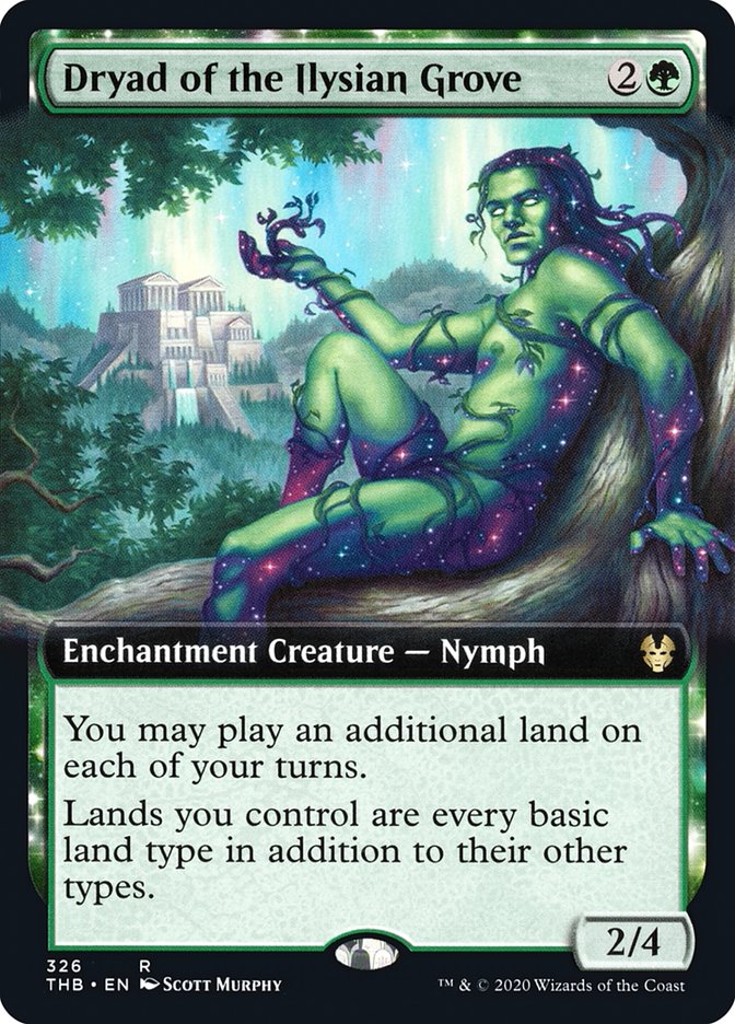 Dryad of the Ilysian Grove (Extended Art) (326) [Theros Beyond Death]