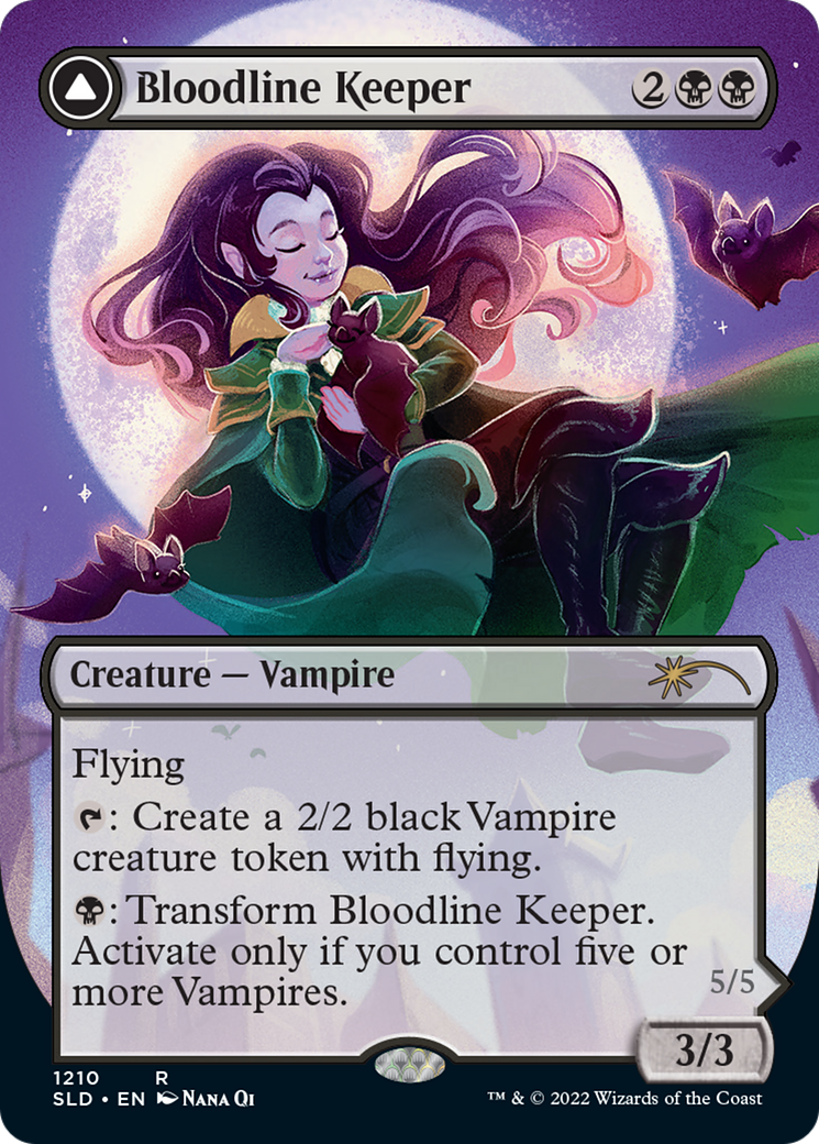 Bloodline Keeper (Display Commander) - Thick Stock (1210) [Secret Lair Drop Series]