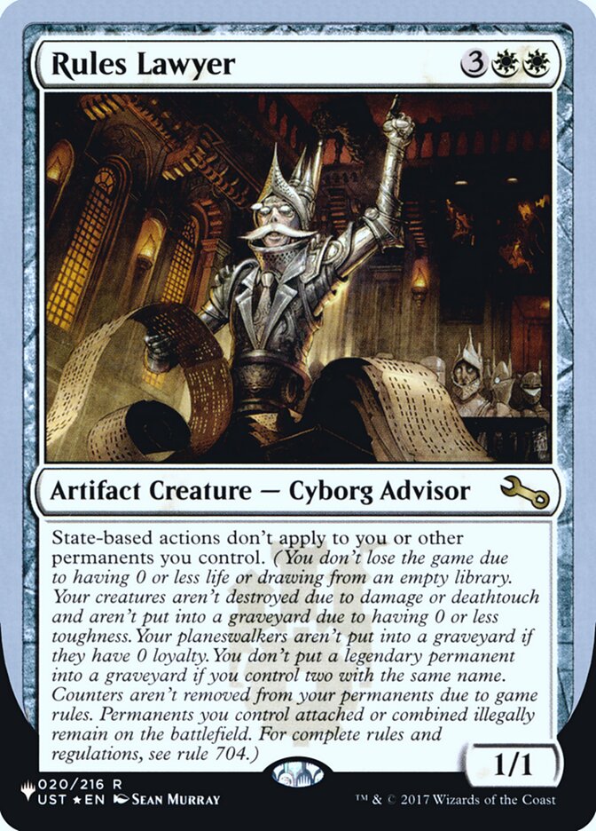Rules Lawyer (020/216) [The List Reprints]