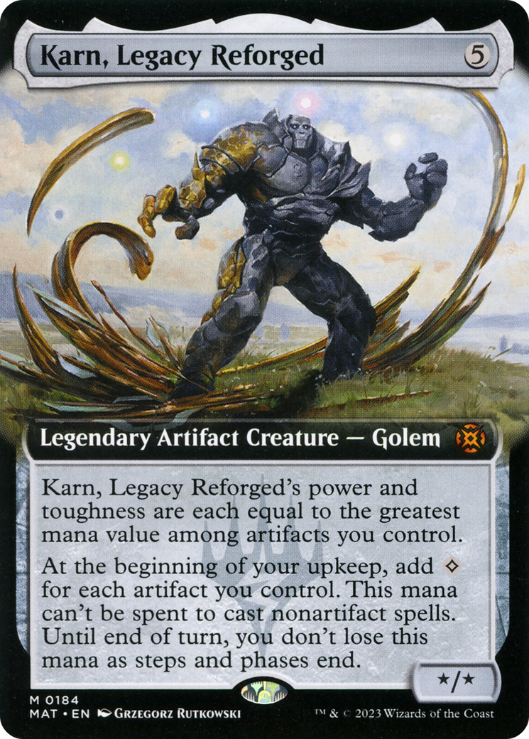 Karn, Legacy Reforged (Extended Art) (184) [March of the Machine: The Aftermath]