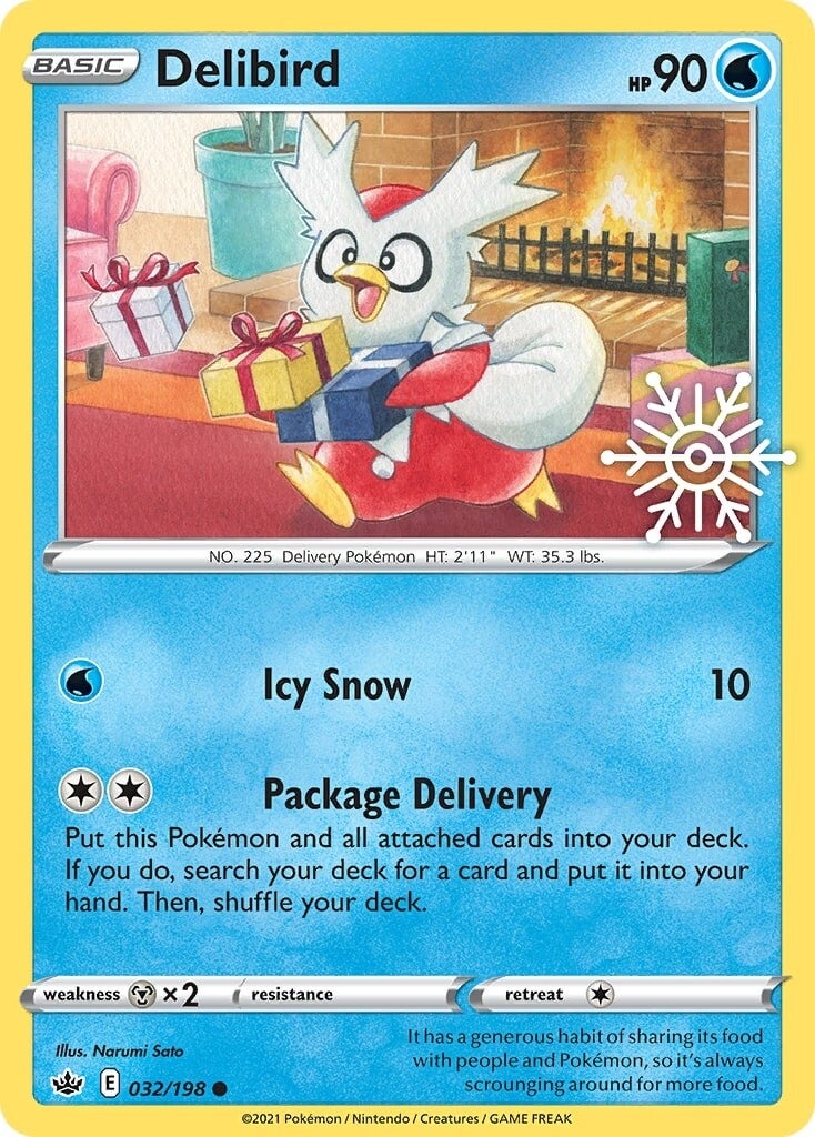 Delibird - 032/198 (Holiday Calendar) (032/198) [Miscellaneous Cards & Products]