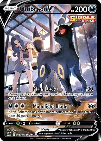 Umbreon V (TG22/TG30) [SWSH09: Brilliant Stars Trainer Gallery]