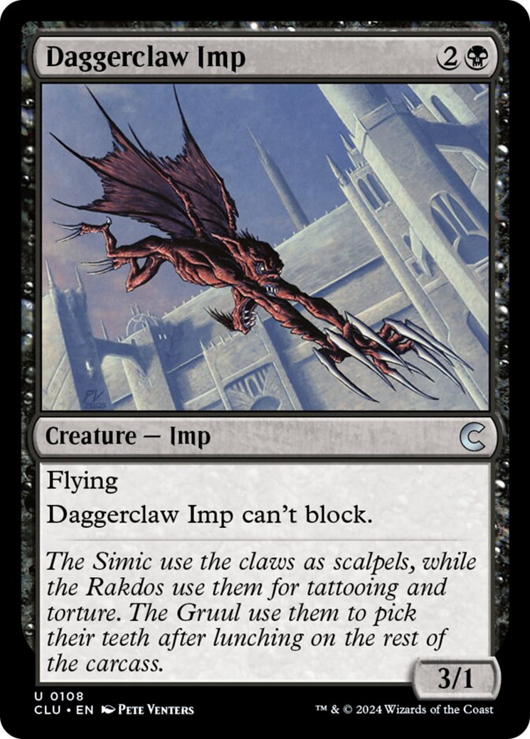 Daggerclaw Imp (108) [Ravnica: Clue Edition]