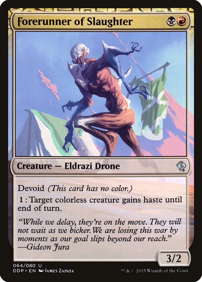 Forerunner of Slaughter (64) [Duel Decks: Zendikar vs. Eldrazi]