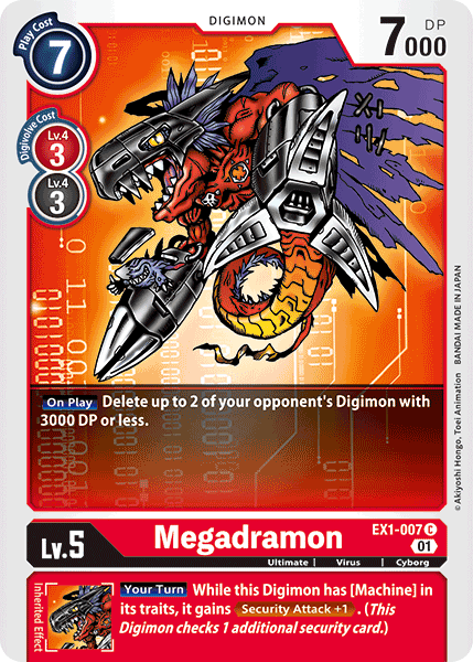 Megadramon (EX1-007 C) [Classic Collection]