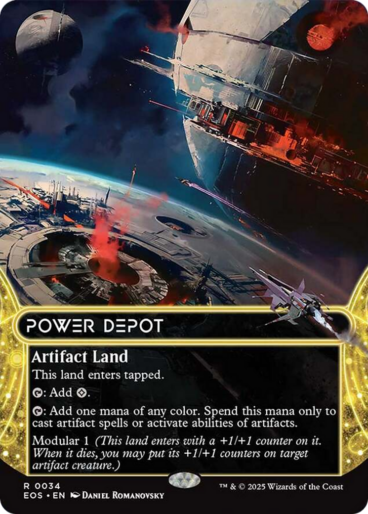 Power Depot (0034) (Borderless) (34) [Edge of Eternities: Stellar Sights]