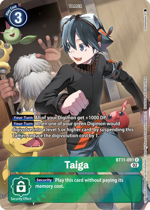 Taiga [BT11-091] (Alternate Art) [Dimensional Phase]