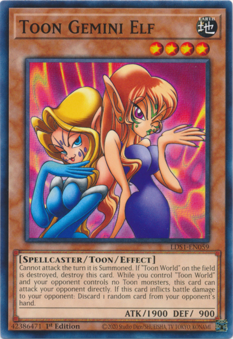 Toon Gemini Elf (LDS1-EN059) [Legendary Duelists: Season 1]