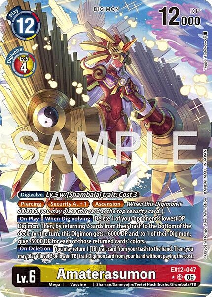 Image for Amaterasumon (Alternate Art) (EX12-047 SR) [Digital World Shambala] {EX-12} - Digimon Card Game