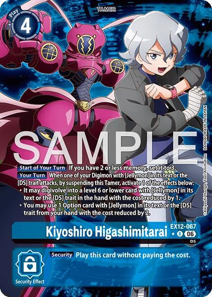 Image for Kiyoshiro Higashimitarai (Alternate Art) (EX12-067 R) [Digital World Shambala] {EX-12} - Digimon Card Game