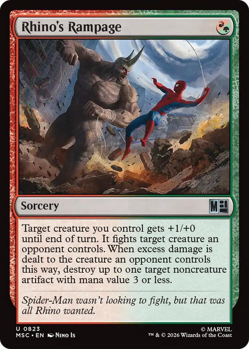 Image for Rhino's Rampage (823) [Commander: Marvel Super Heroes] - Magic: The Gathering