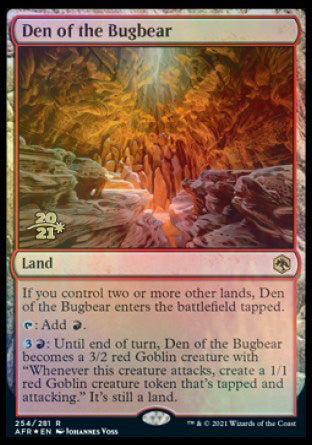 Den of the Bugbear (254) [Prerelease Cards]