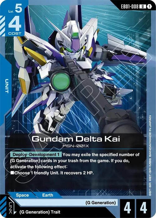 Image for Gundam Delta Kai (EB01-008) [Eternal Nexus] - Gundam Card Game