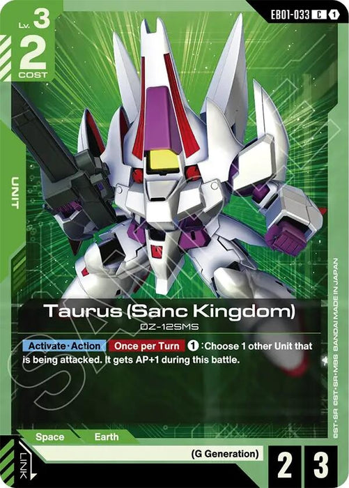 Image for Taurus (Sanc Kingdom) (EB01-033) [Eternal Nexus] - Gundam Card Game