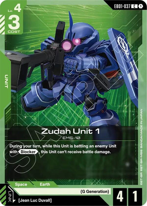 Image for Zudah Unit 1 (EB01-037) [Eternal Nexus] - Gundam Card Game
