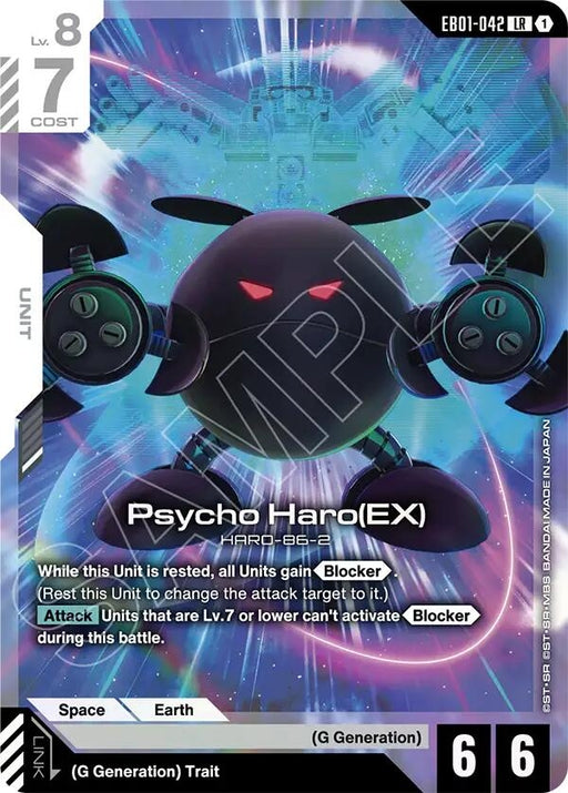Image for Psycho Haro (EX) (EB01-042) [Eternal Nexus] - Gundam Card Game