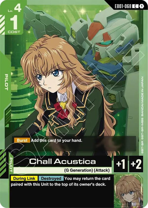Image for Chall Acustica (EB01-068) [Eternal Nexus] - Gundam Card Game