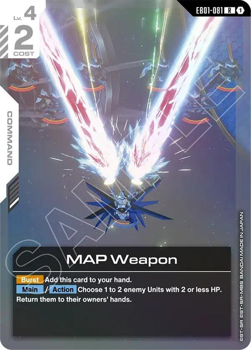 Image for MAP Weapon (EB01-081) [Eternal Nexus] - Gundam Card Game