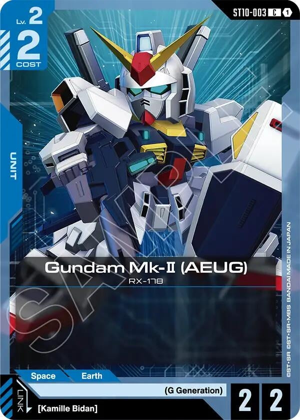 Image for Gundam Mk-II (AEUG) (ST10-003) [Starter Deck 10: Generation Pulse] {ST10} - Gundam Card Game