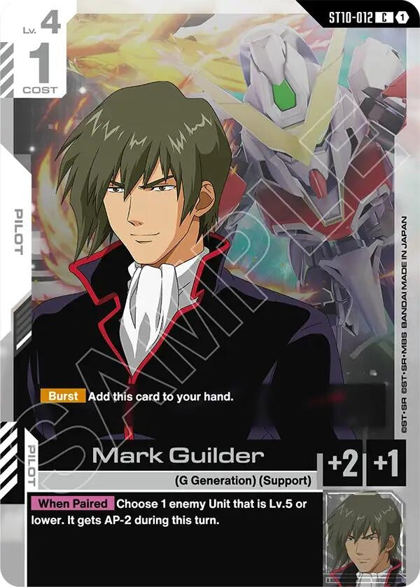 Image for Mark Guilder (ST10-012) [Starter Deck 10: Generation Pulse] {ST10} - Gundam Card Game