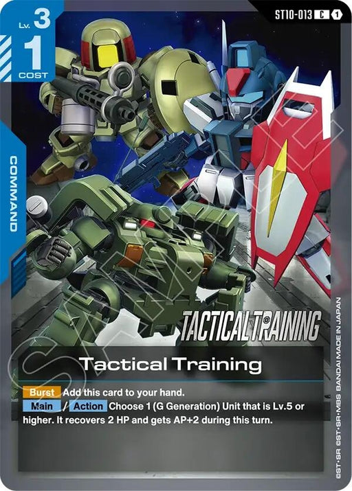 Image for Tactical Training (ST10-013) [Starter Deck 10: Generation Pulse] {ST10} - Gundam Card Game