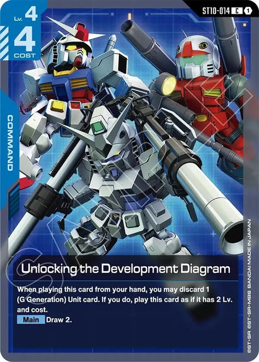 Image for Unlocking the Development Diagram (ST10-014) [Starter Deck 10: Generation Pulse] {ST10} - Gundam Card Game