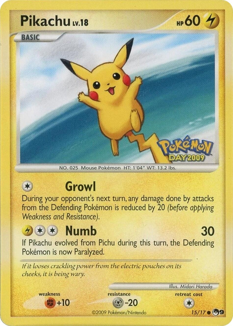 Image for Pikachu (Pokemon Day 2009) (015/017) [POP Series 9] - Pokemon