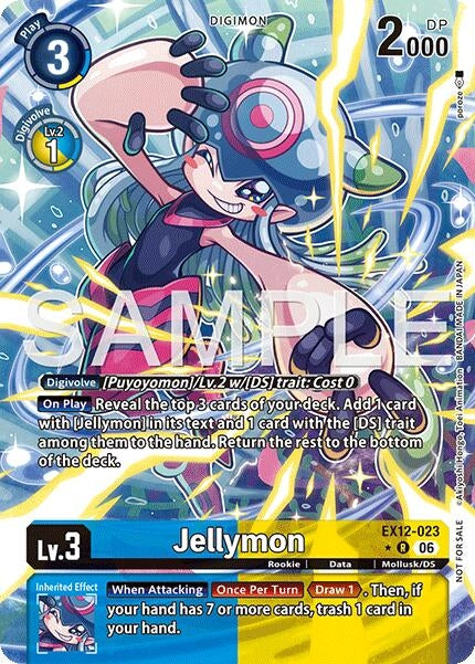 Image for Jellymon (Box Topper) (EX12-023 R) [Digital World Shambala] {EX-12} - Digimon Card Game
