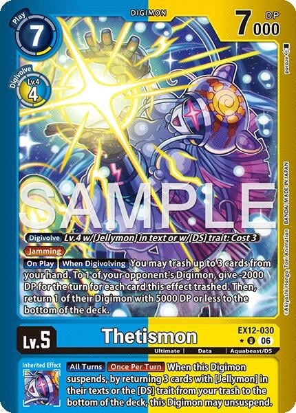 Image for Thetismon (Limited Foil) (EX12-030 U) [Digital World Shambala] {EX-12} - Digimon Card Game