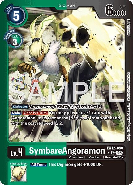 Image for SymbareAngoramon (Limited Foil) (EX12-050 C) [Digital World Shambala] {EX-12} - Digimon Card Game