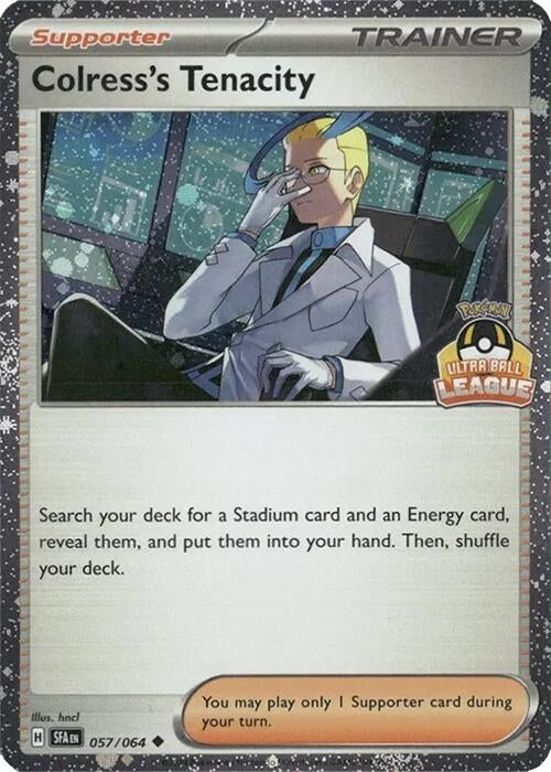 Image for Colress's Tenacity - 057/064 (Ultra Ball League) (057/064) [League & Championship Cards] - Pokemon