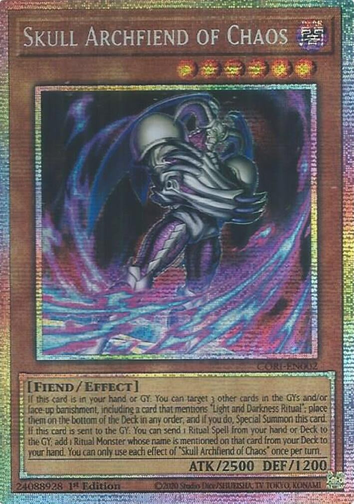Image for Skull Archfiend of Chaos (Starlight Rare) (CORI-EN002) [Chaos Origins] {CORI} - YuGiOh