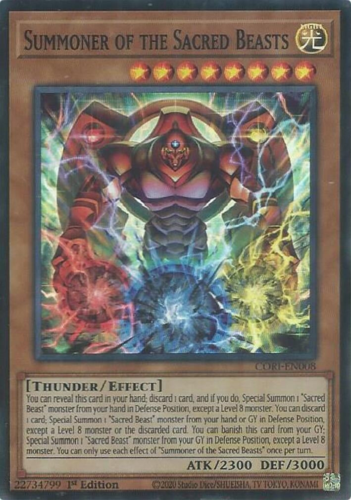 Image for Summoner of the Sacred Beasts (CORI-EN008) [Chaos Origins] {CORI} - YuGiOh