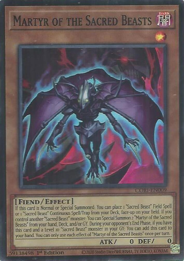 Image for Martyr of the Sacred Beasts (CORI-EN009) [Chaos Origins] {CORI} - YuGiOh
