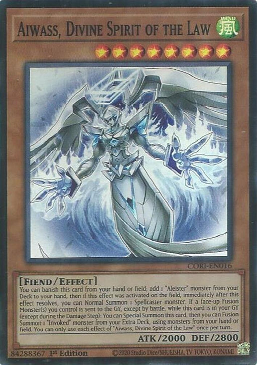 Image for Aiwass, Divine Spirit of the Law (CORI-EN016) [Chaos Origins] {CORI} - YuGiOh