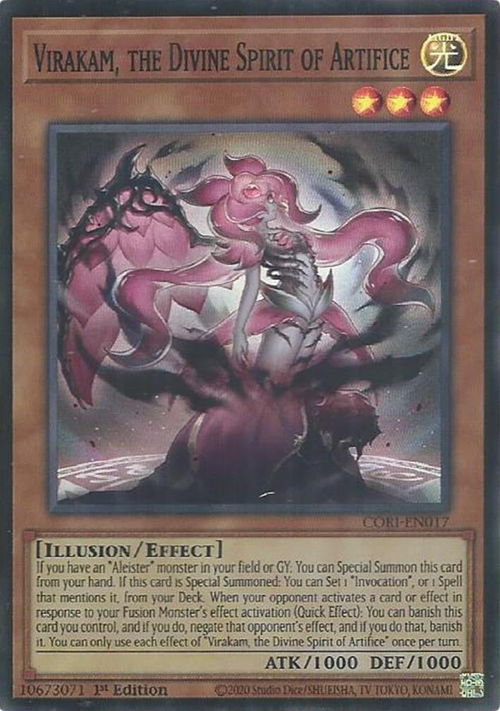 Image for Virakam, the Divine Spirit of Artifice (CORI-EN017) [Chaos Origins] {CORI} - YuGiOh